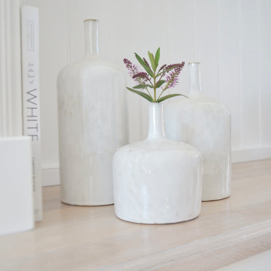 Set Of 3 Sienna Vases