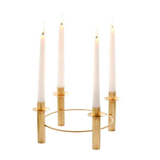 Gold Candle Centrepiece